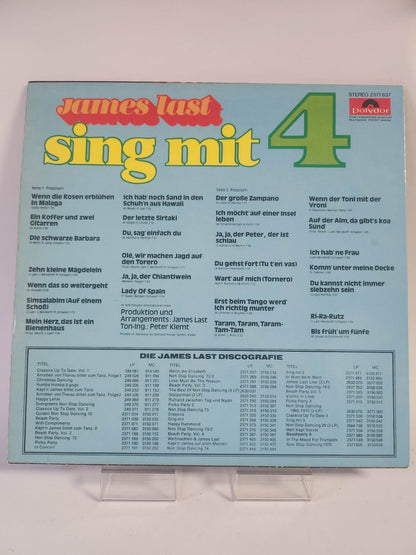 James Last: Sing Mit 4 LP Vinyl - Feniks Gameshop