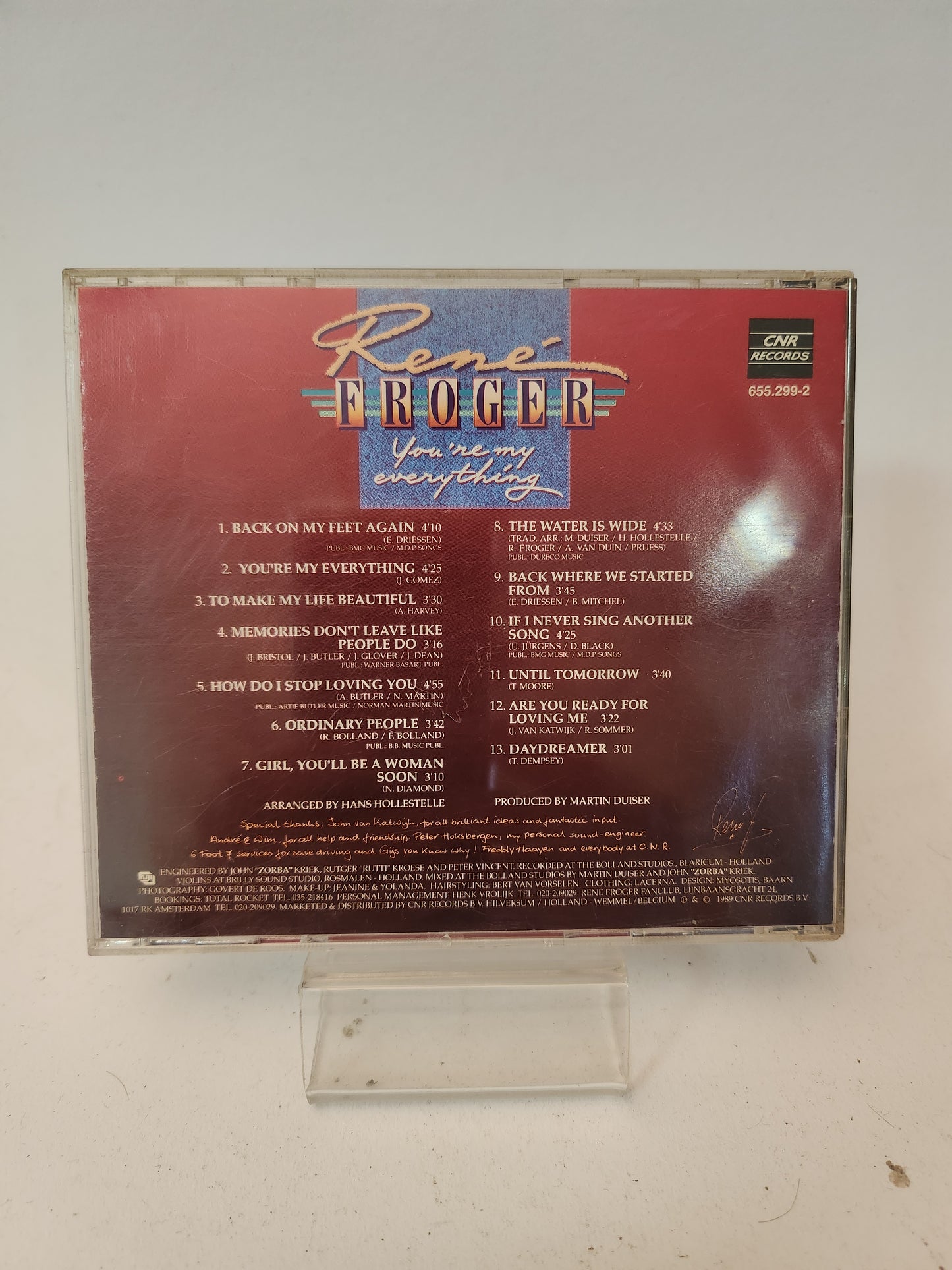 Rene Froger: You're My Everything CD