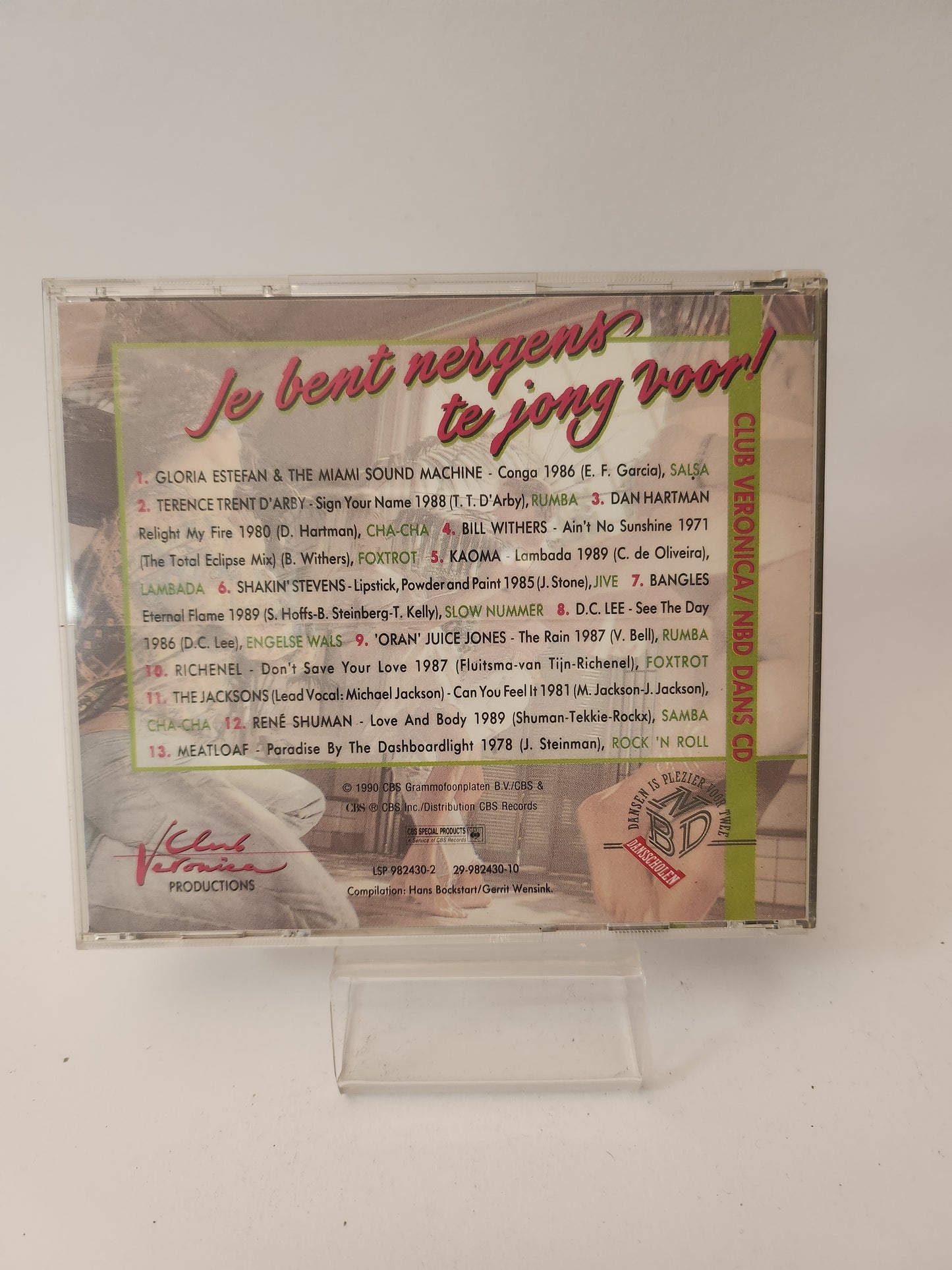 Je Bent Nergens te Jong Voor CD