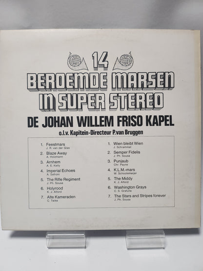 14 Beroemde Marsen in Super Stereo LP Vinyl