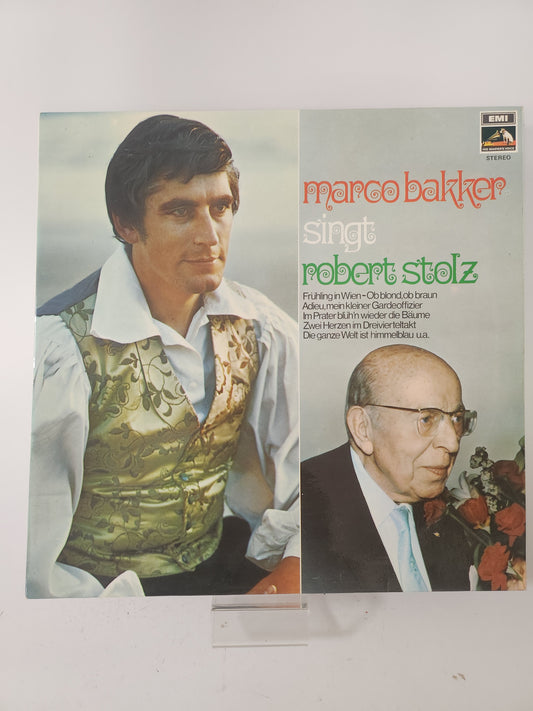 Marco Bakker singt Robert Stolz LP Vinyl
