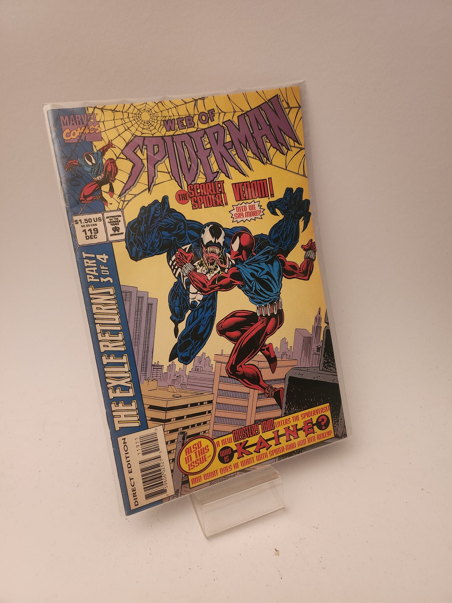Web Of Spider-Man #119 NM 9.4 W Pgs Venom Scarlet Spider geseald Marvel Comics