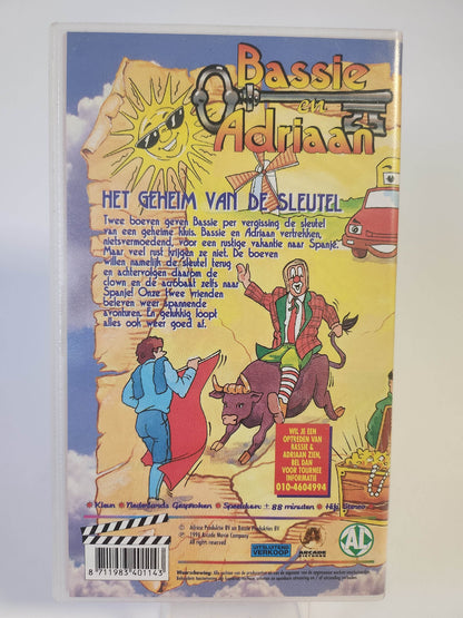 Bassie & Adriaan: het Geheim van de Sleutel VHS - Feniks Gameshop
