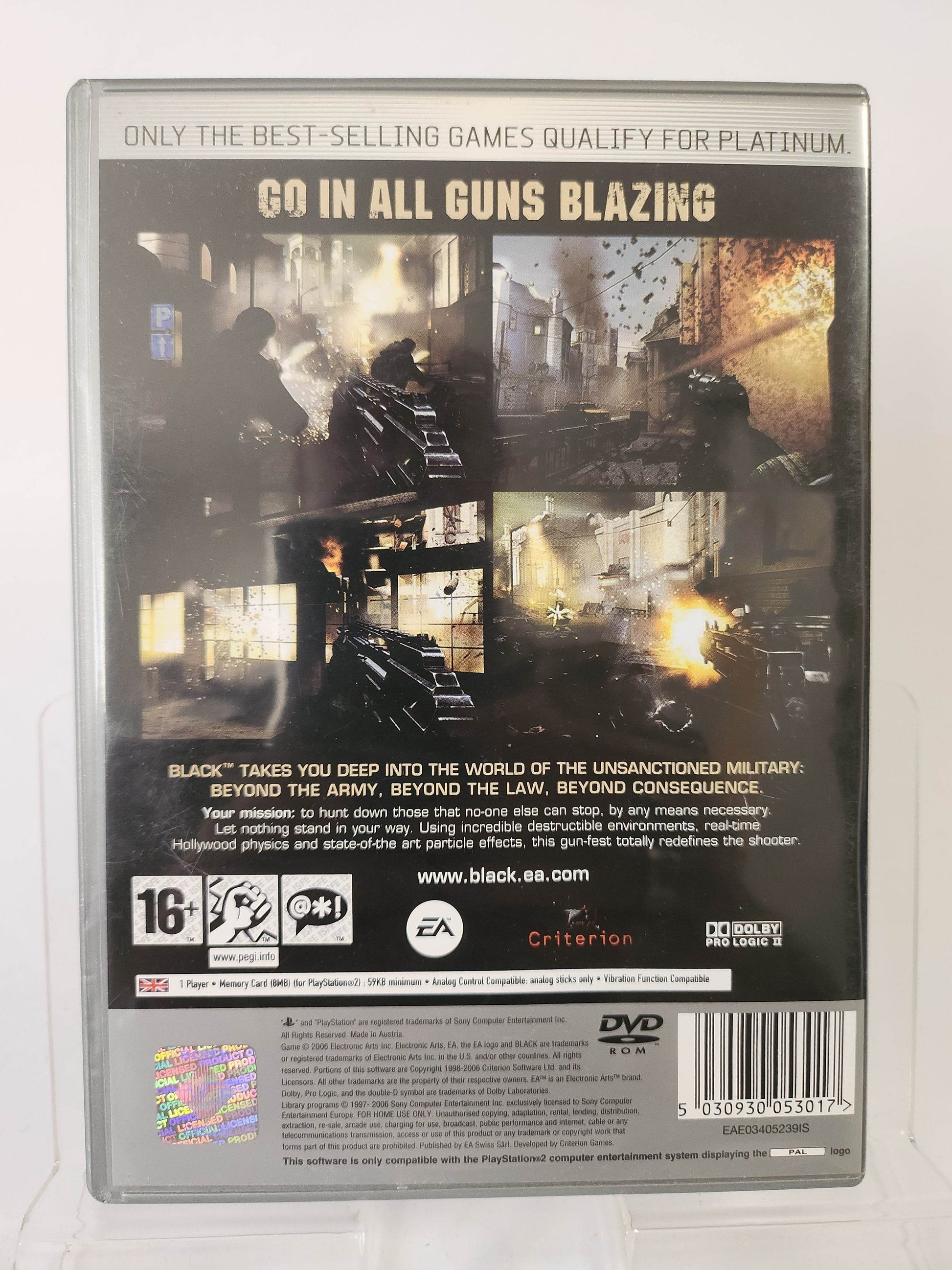 Black Platinum (No Book) Playstation 2 - Feniks Gameshop