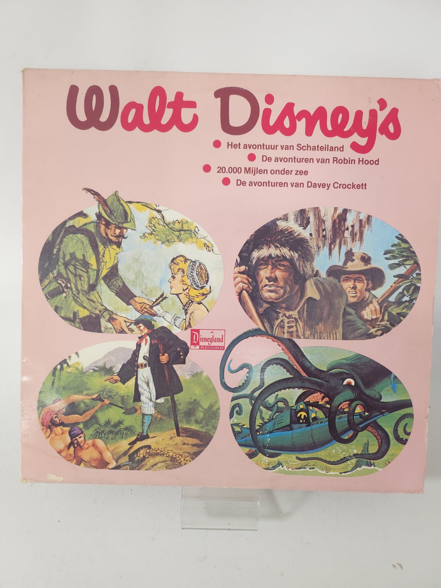 4 Verhalen van Walt Disney's LP Vinyl