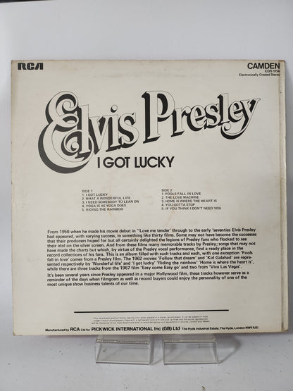 I Got Lucky: Elvis Presley LP Vinyl