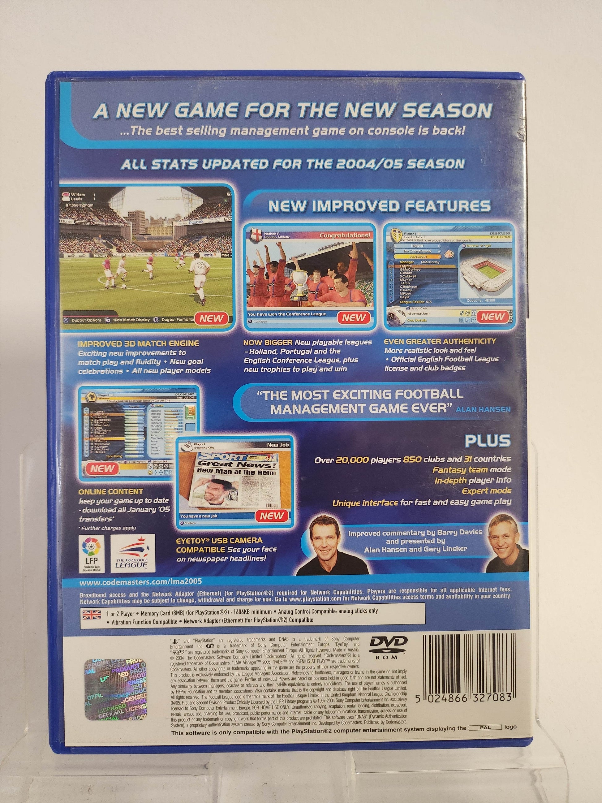 LMA Manager 2005 Playstation 2 - Feniks Gameshop
