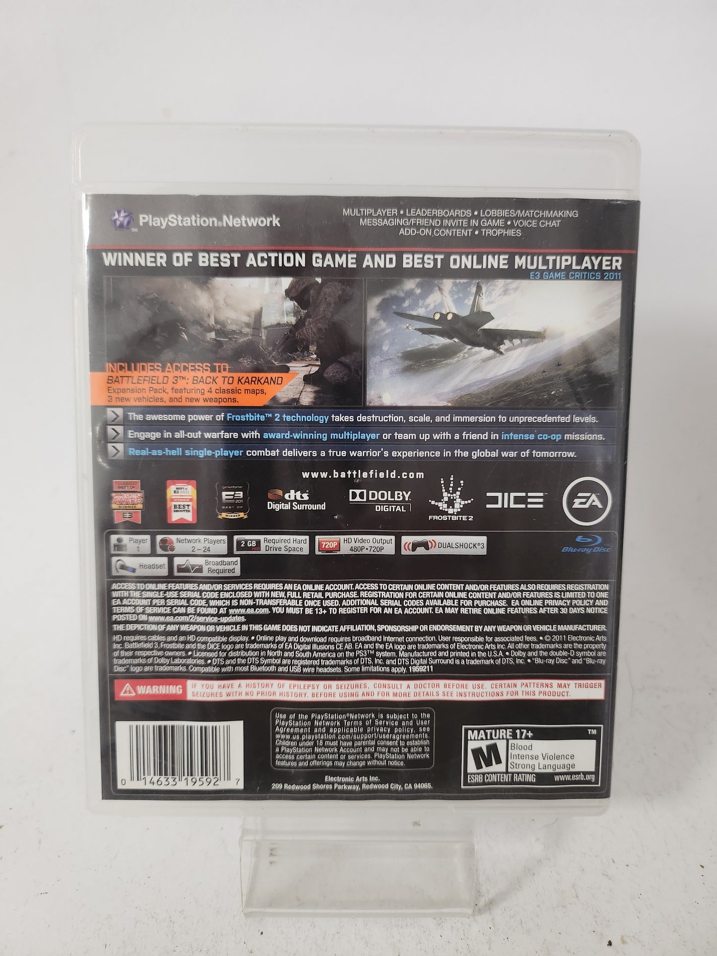 Battlefield 3 Limited Edition NTSC (No Book) PlayStation 3