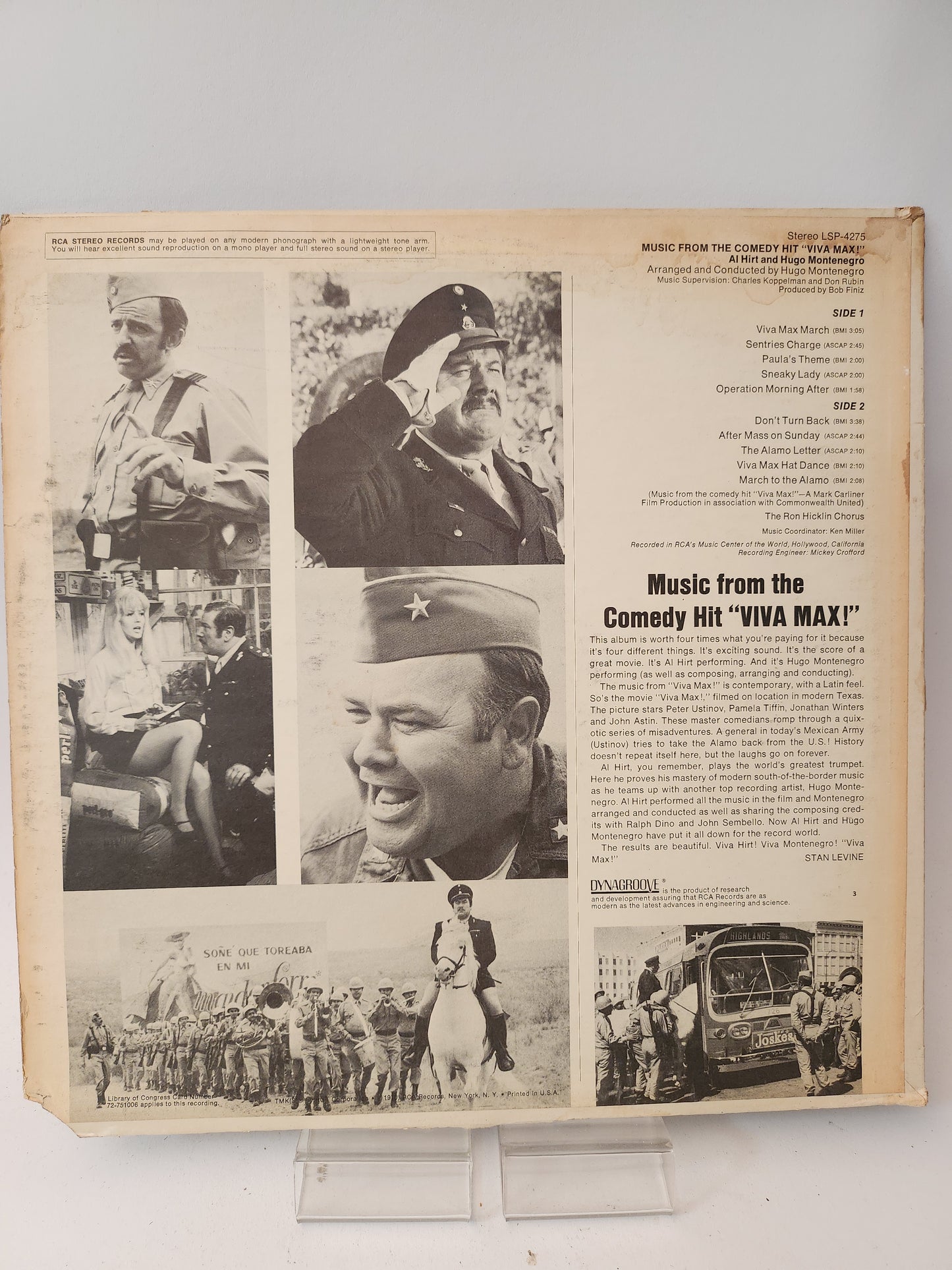Viva Max! Al Hirt & Hugo Montenegro LP Vinyl
