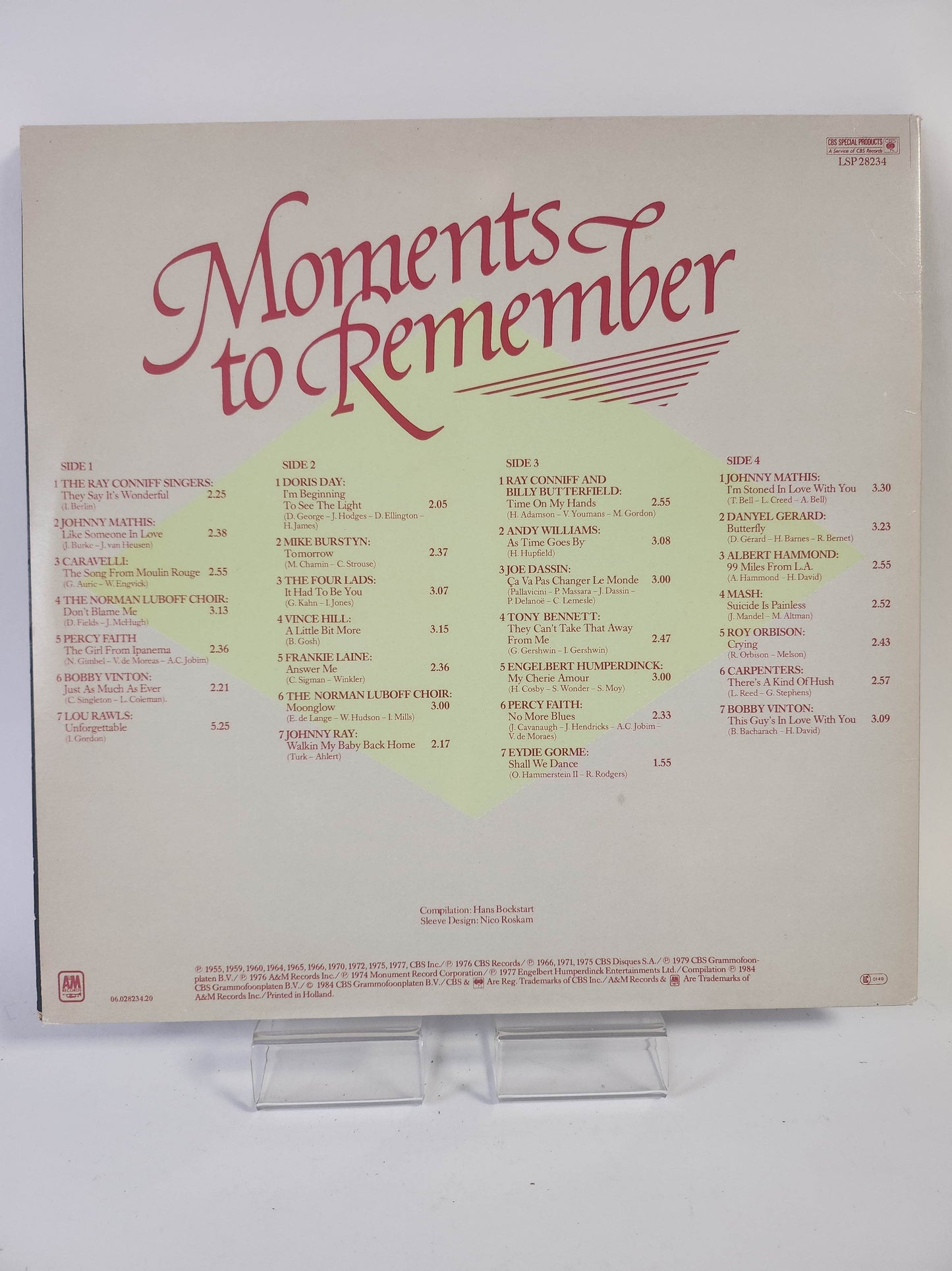Moments to Remember LP Vinyl - Feniks Gameshop