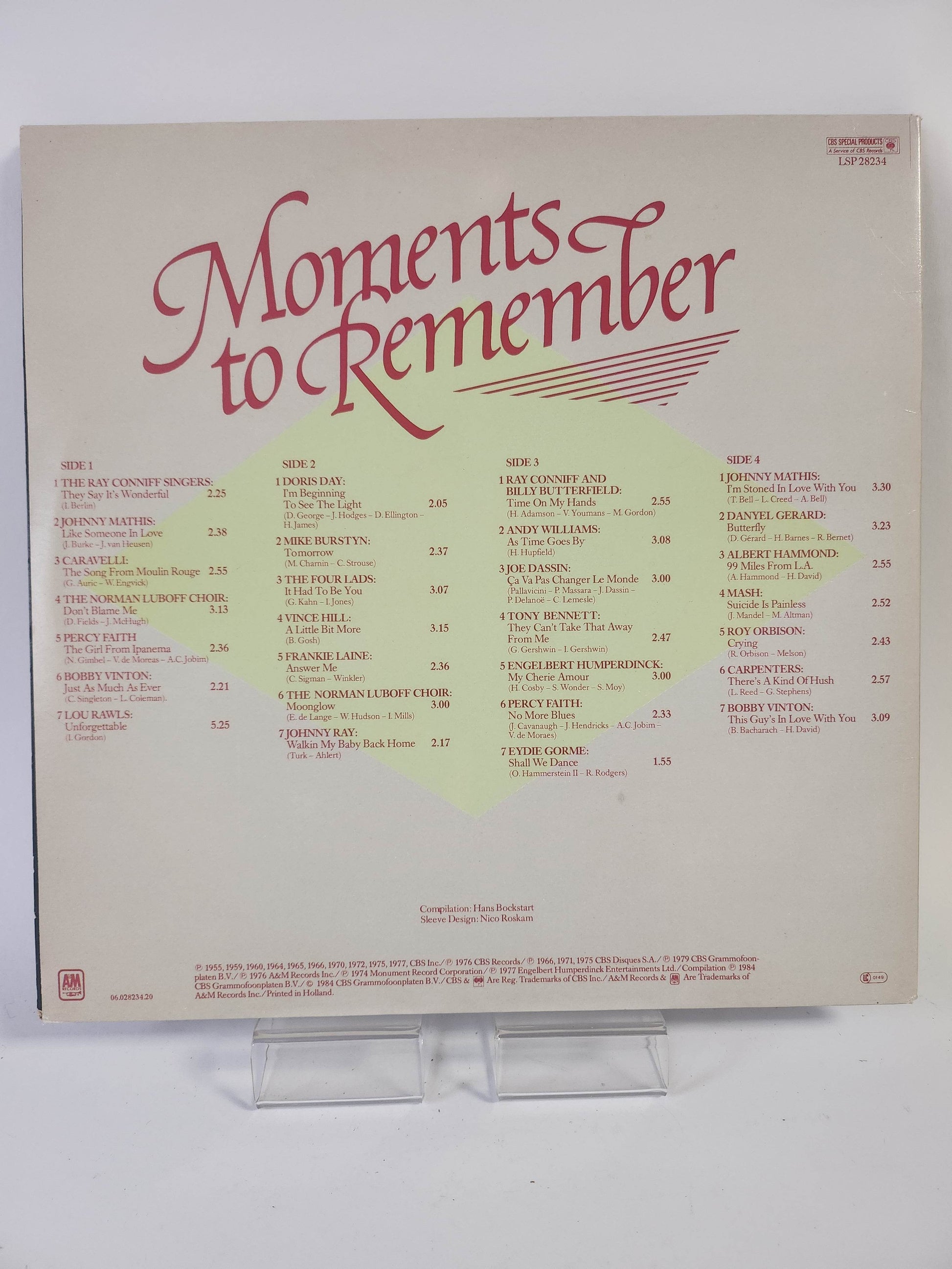 Moments to Remember LP Vinyl - Feniks Gameshop