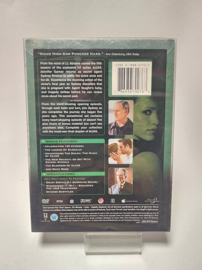 Alias the Complete Fifth (Final) Season 4 Dvd Box