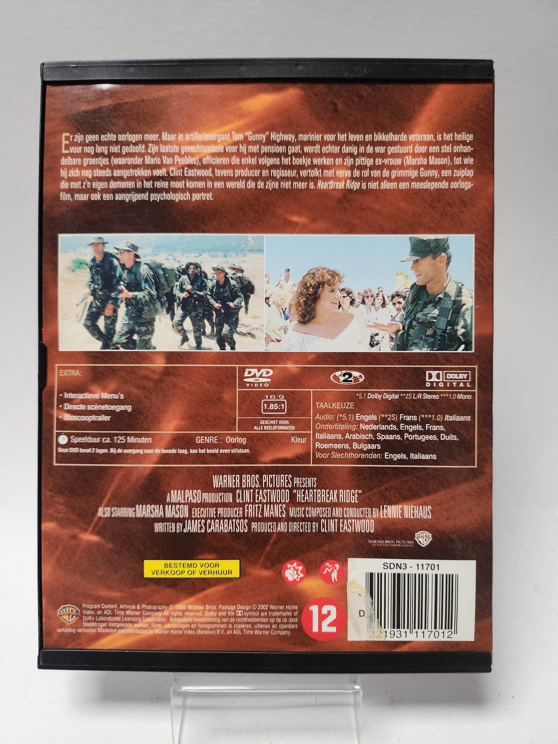 Heartbreak Ridge DVD - Feniks Gameshop