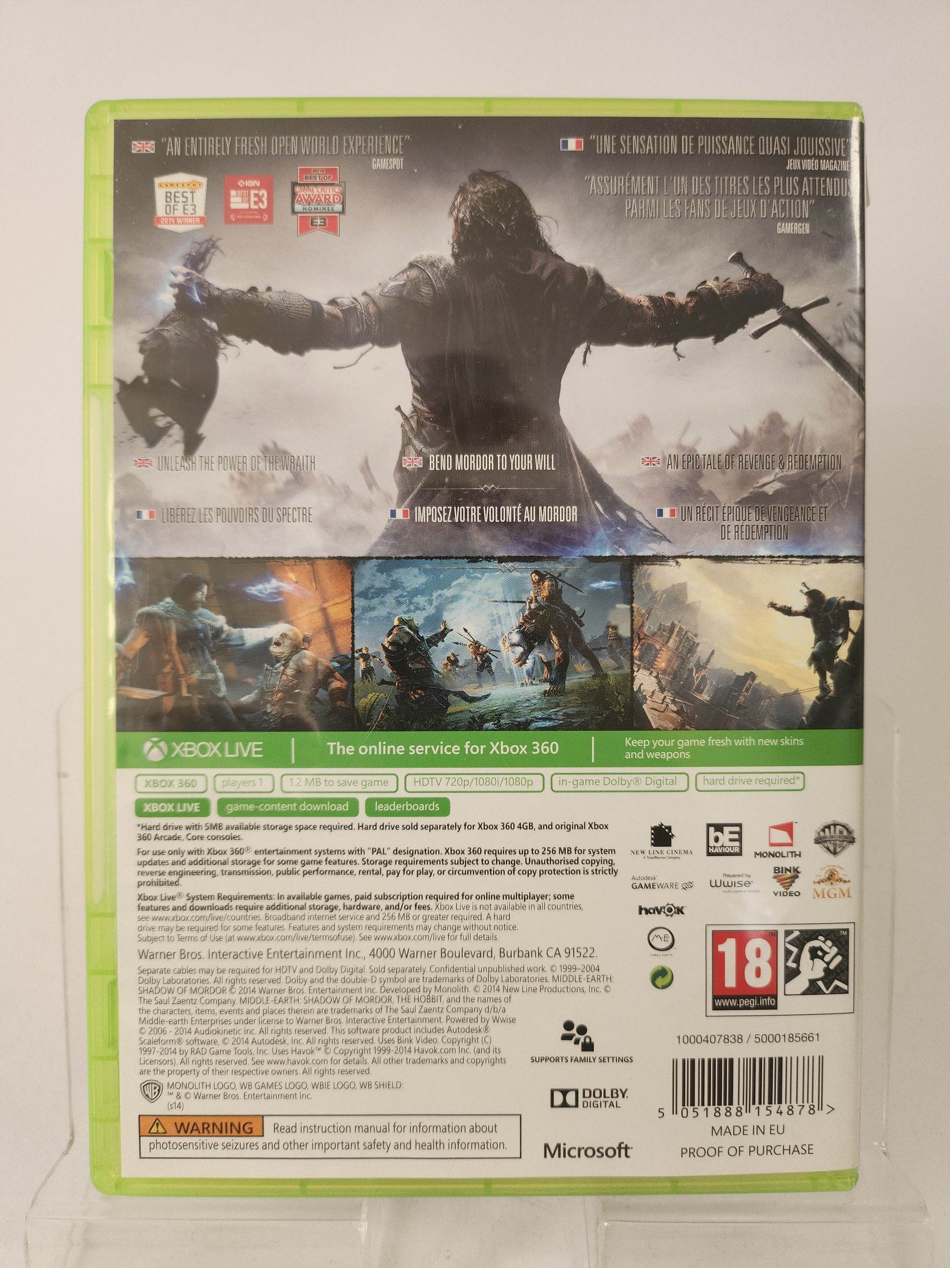 Shadow of Mordor Xbox 360 - Feniks Gameshop