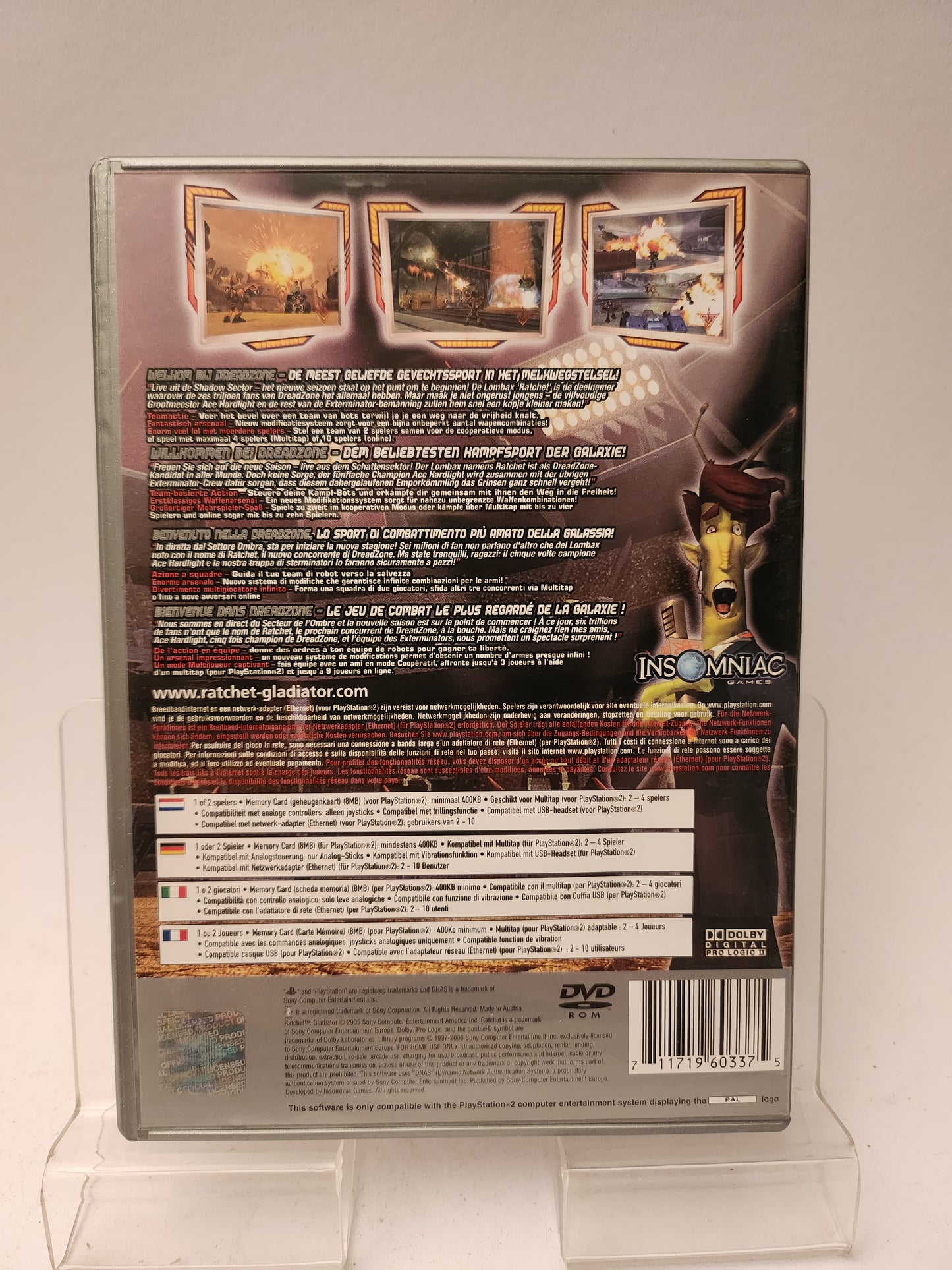 Ratchet Gladiator Deadlocked Platinum Edition Playstation 2