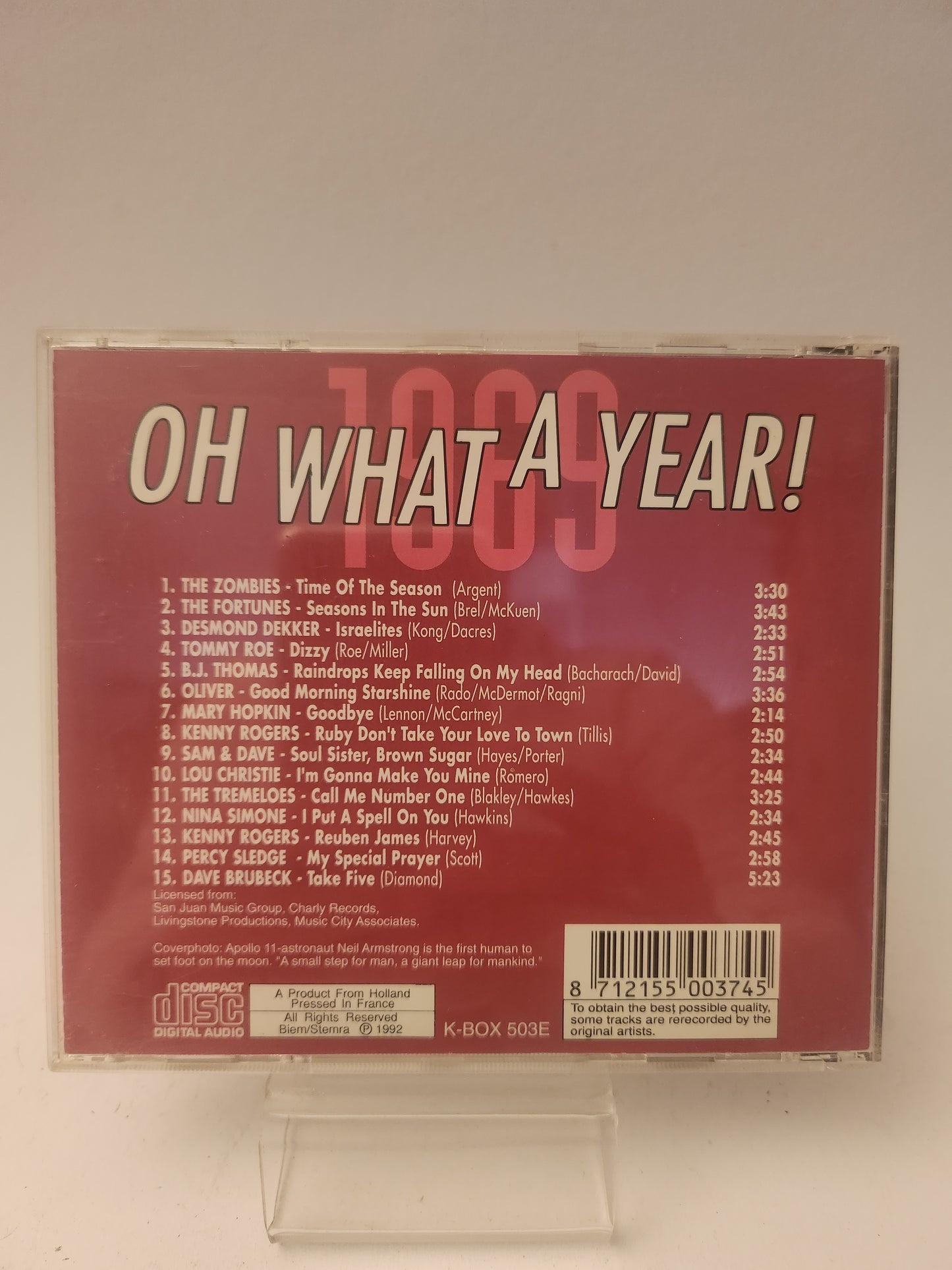 Oh What a Year 1969 CD
