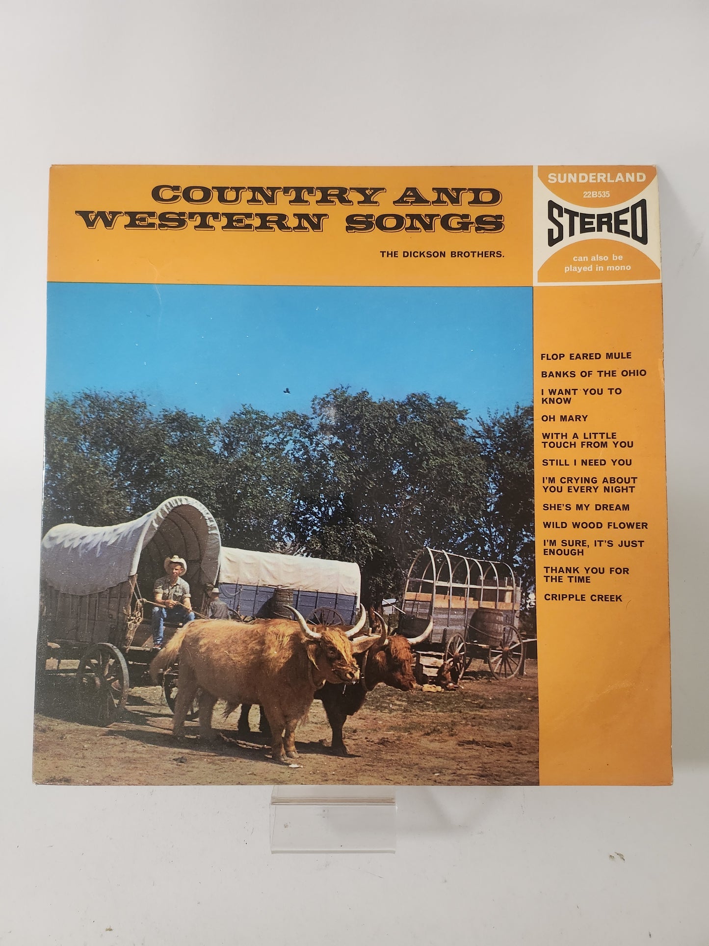 Country and Western Songs: the Dickson Brothers LP Vinyl