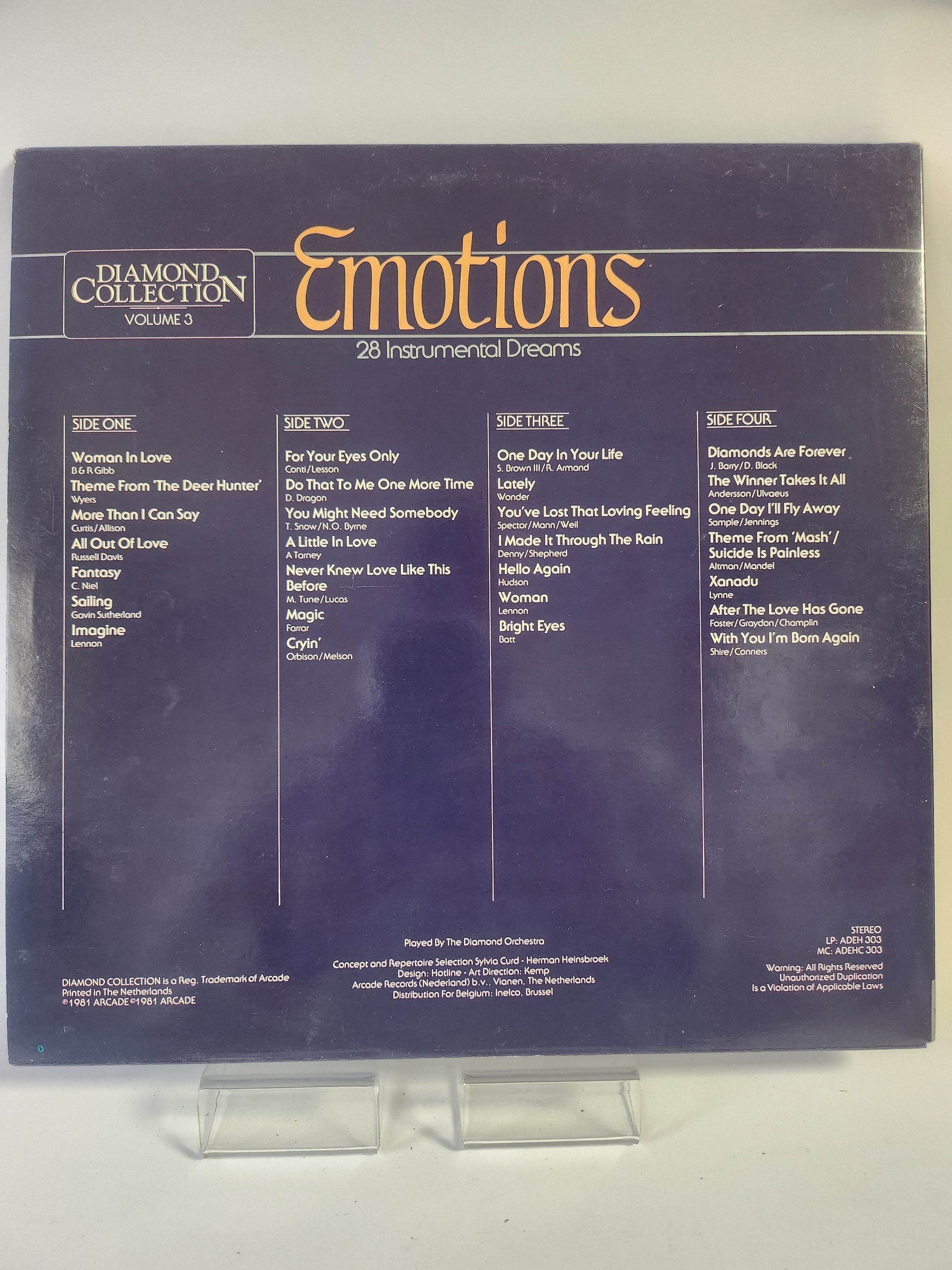 Emotions: 28 Instrumental Dreams LP Vinyl - Feniks Gameshop