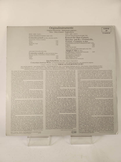 Original Instruments: Oboe (Jurg Schaeftlein LP Vinyl - Feniks Gameshop