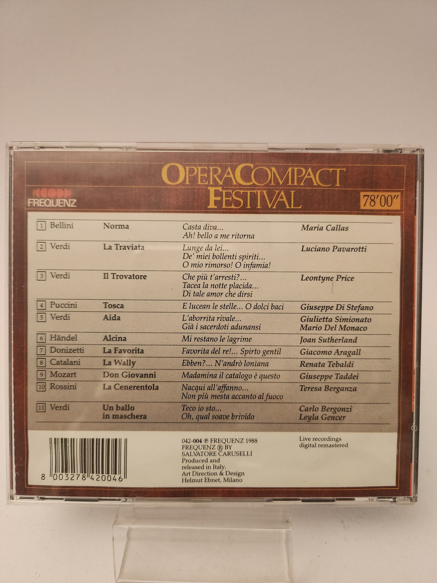 Opera Compact Festival CD