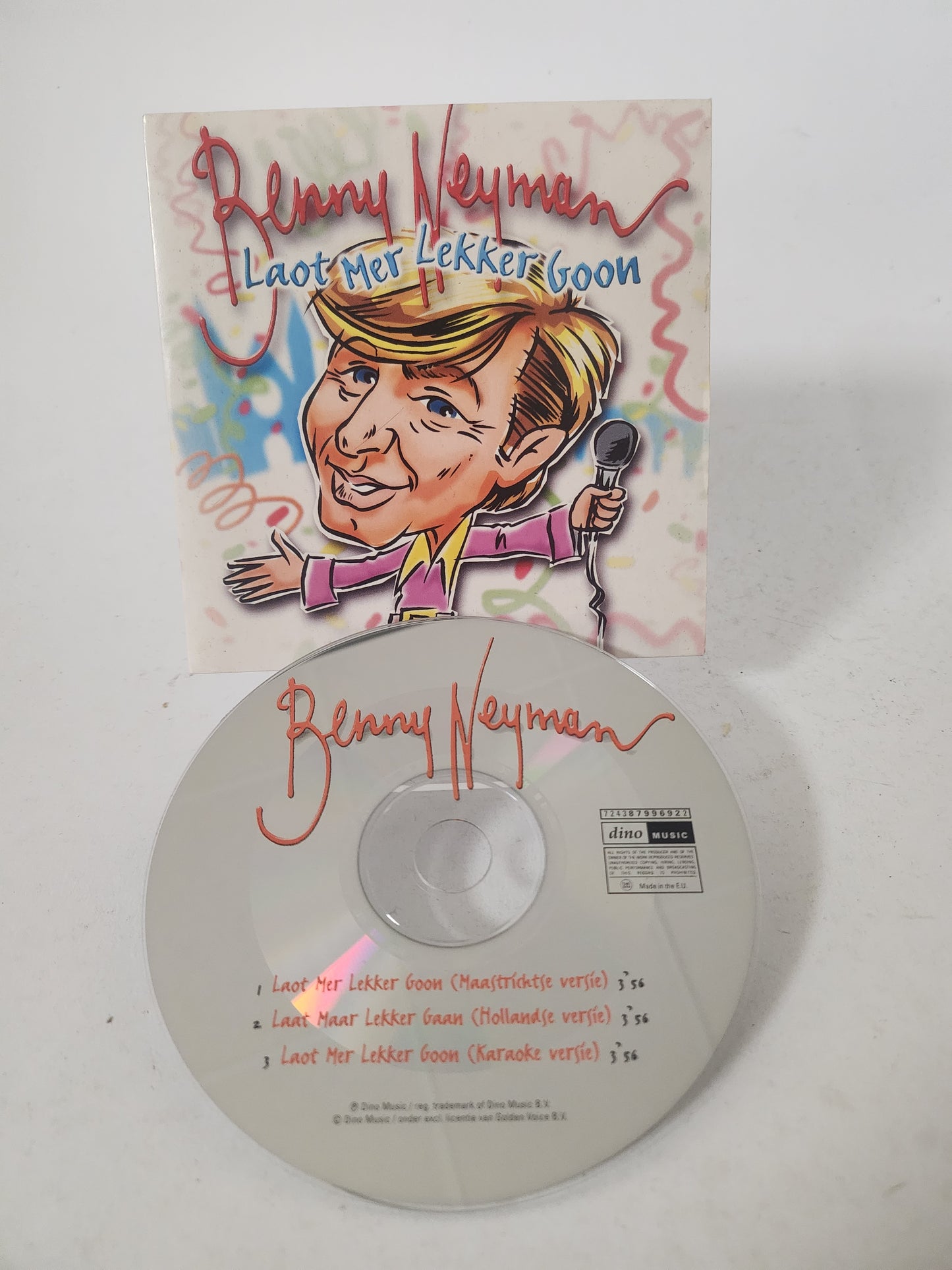Benny Neyman: Laot mer Lekker Goon CD Single