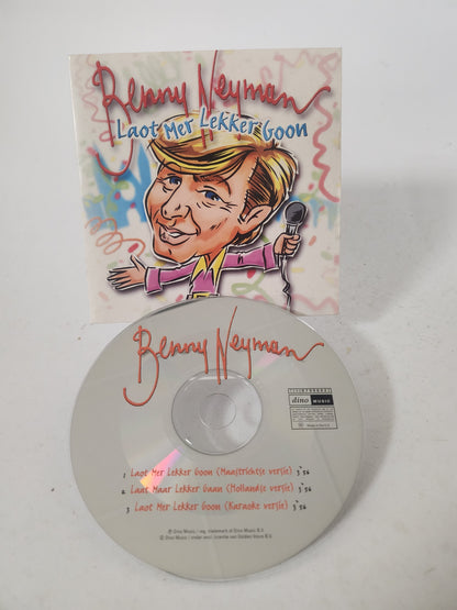 Benny Neyman: Laot mer Lekker Goon CD Single