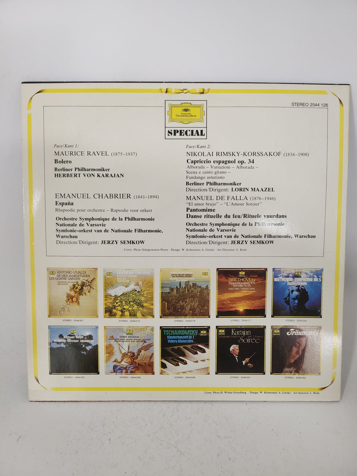 Bolero Espana LP Vinyl