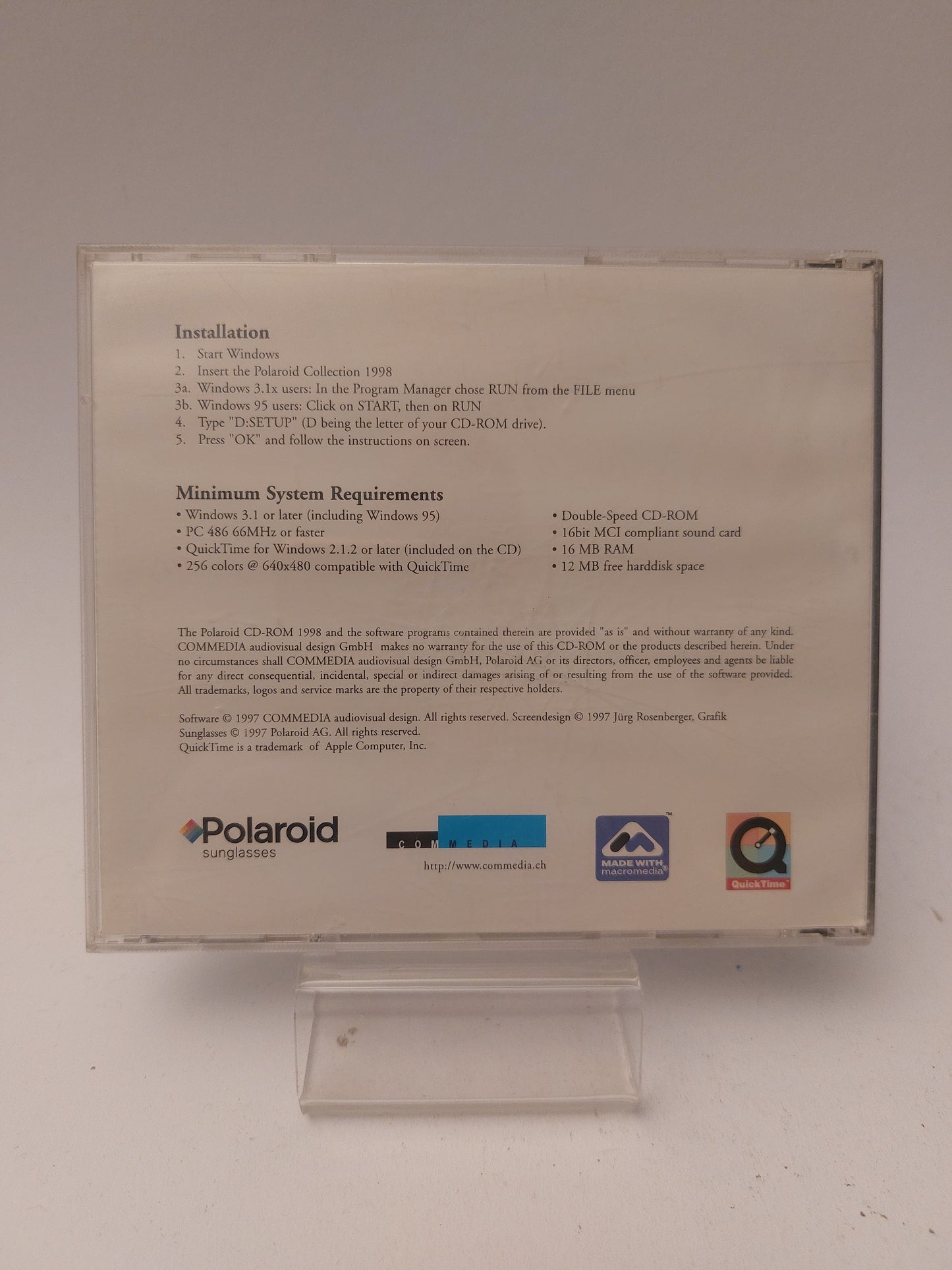 Protect Yourself: the Digital Polaroid Collection 1998 CD