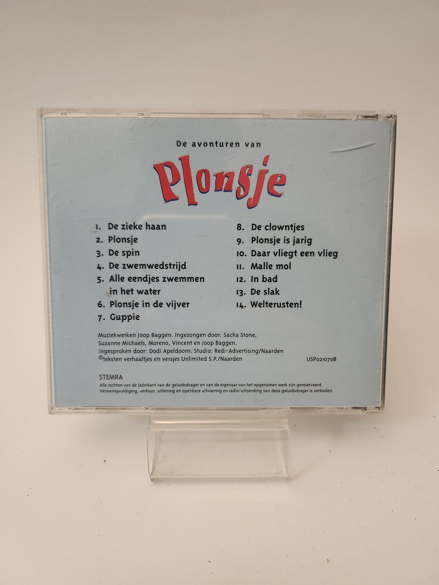 Avonturen van Plonsje CD