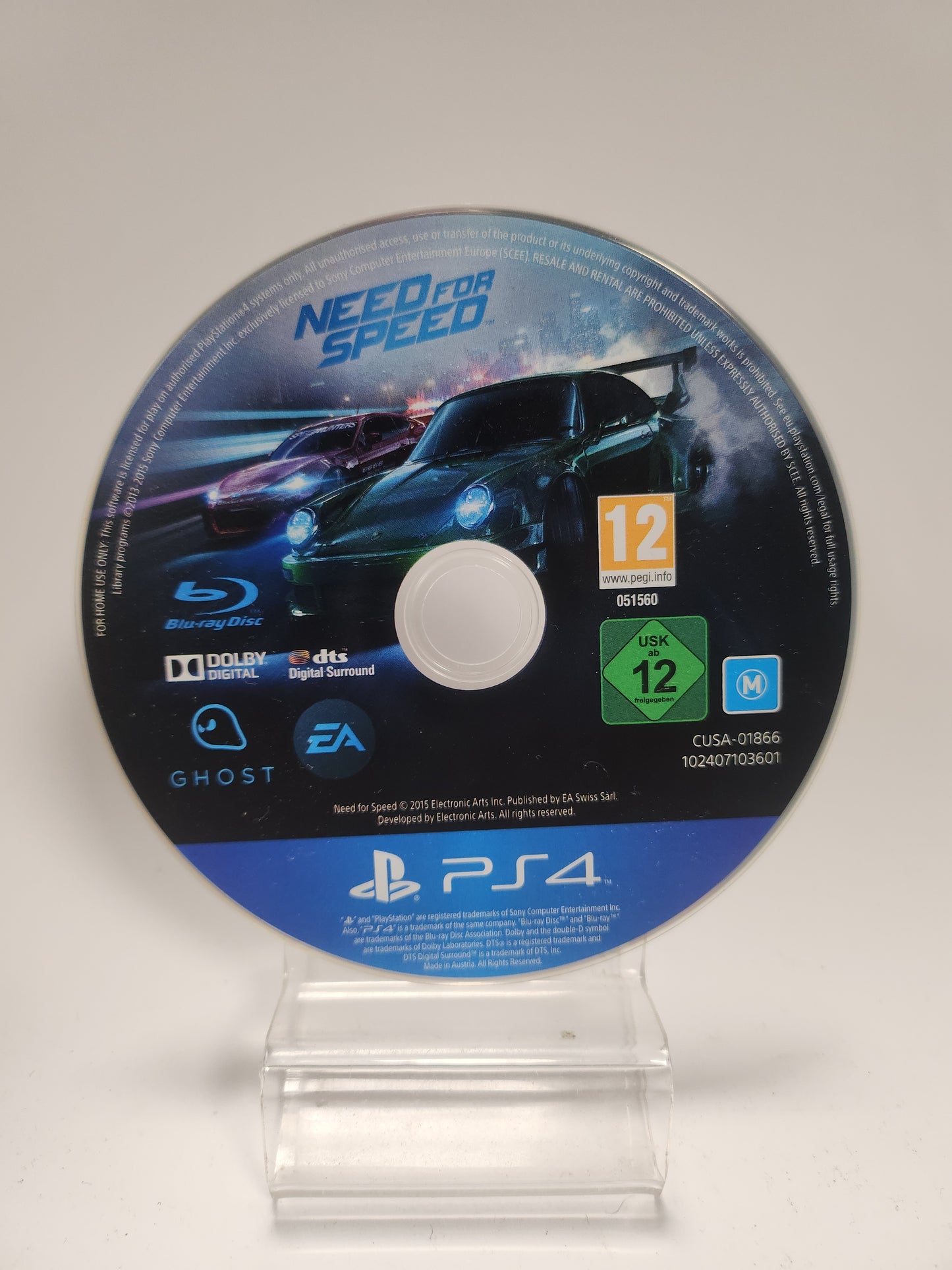 Need for Speed (Disc Only) PlayStation 4