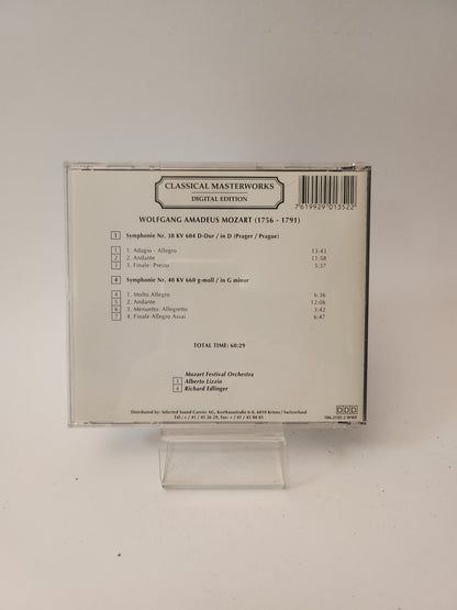 Classical Masterworks: Wolfgang Amadeus Symphony No 38 & No 40 CD