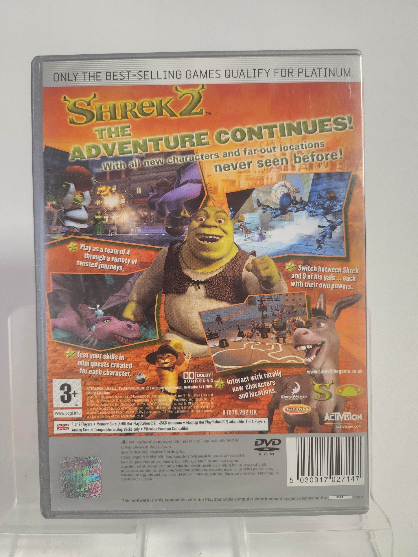 Shrek 2 Platinum Edition Playstation 2 - Feniks Gameshop