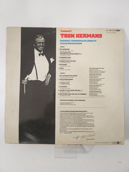 Beroemde Conferences en Liedjes uit 20 Jaar One Man Show: Toon Hermans LP Vinyl