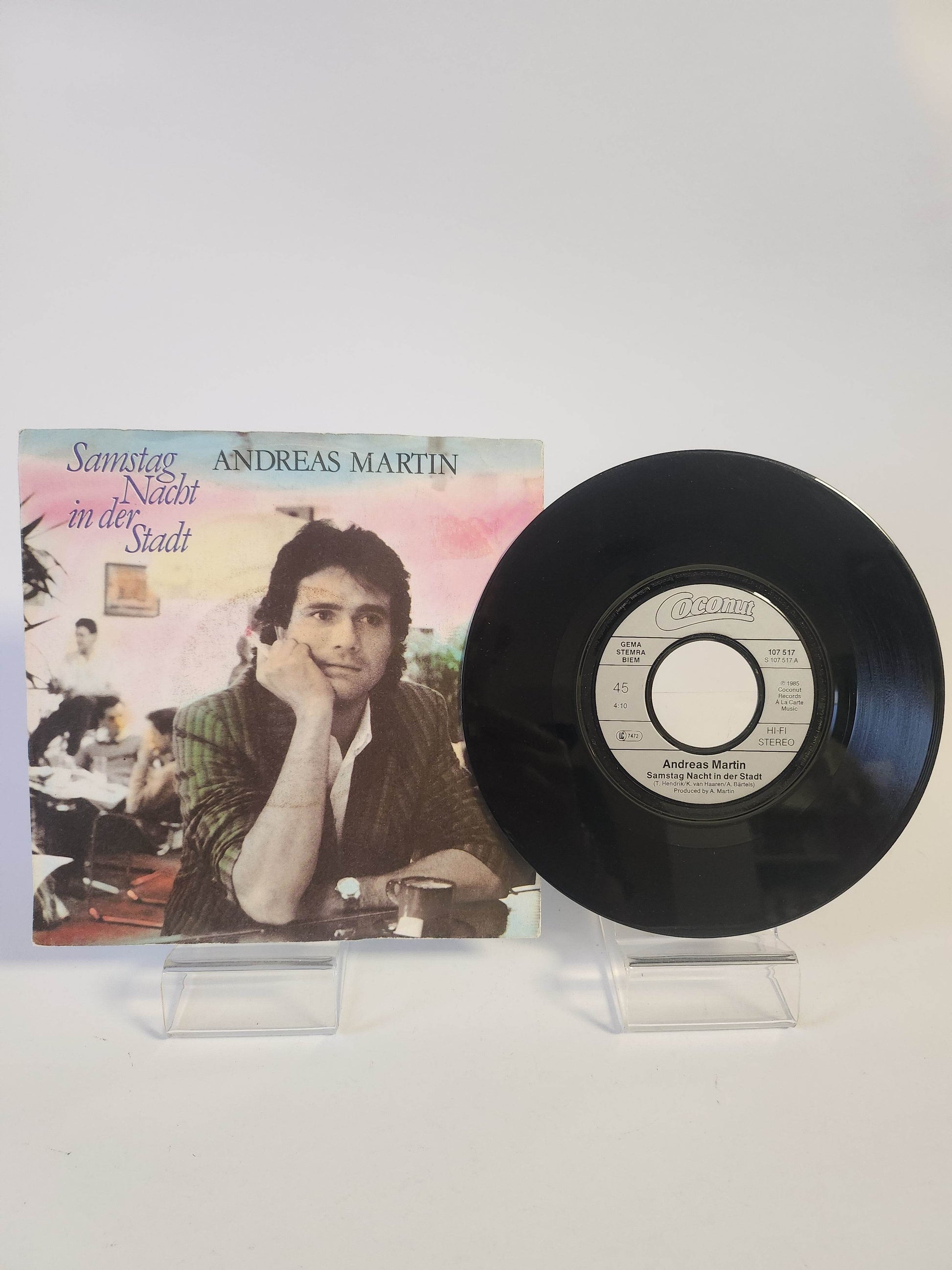 Andreas Martin: Samstag Nacht in der Stadt Single Vinyl - Feniks Gameshop