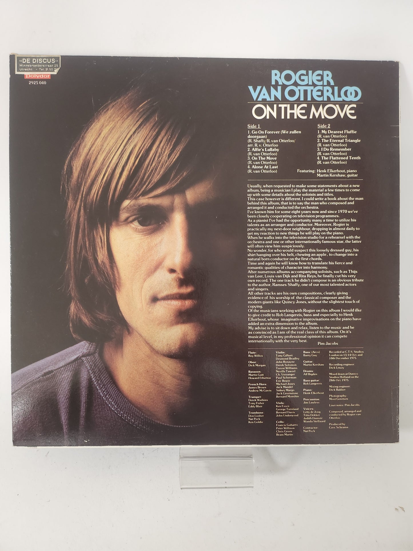 On the Move: Rogier van Otterloo LP Vinyl