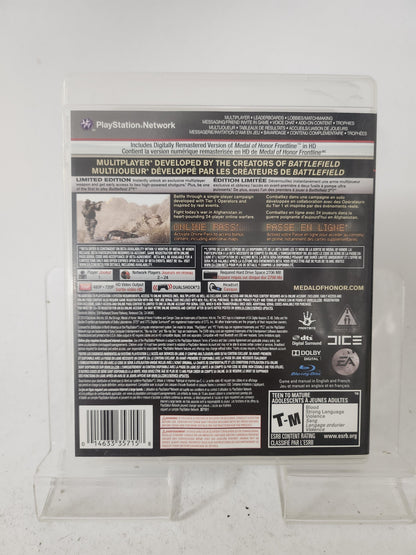 Medal of Honor Limited Edition NTSC Playstation 3