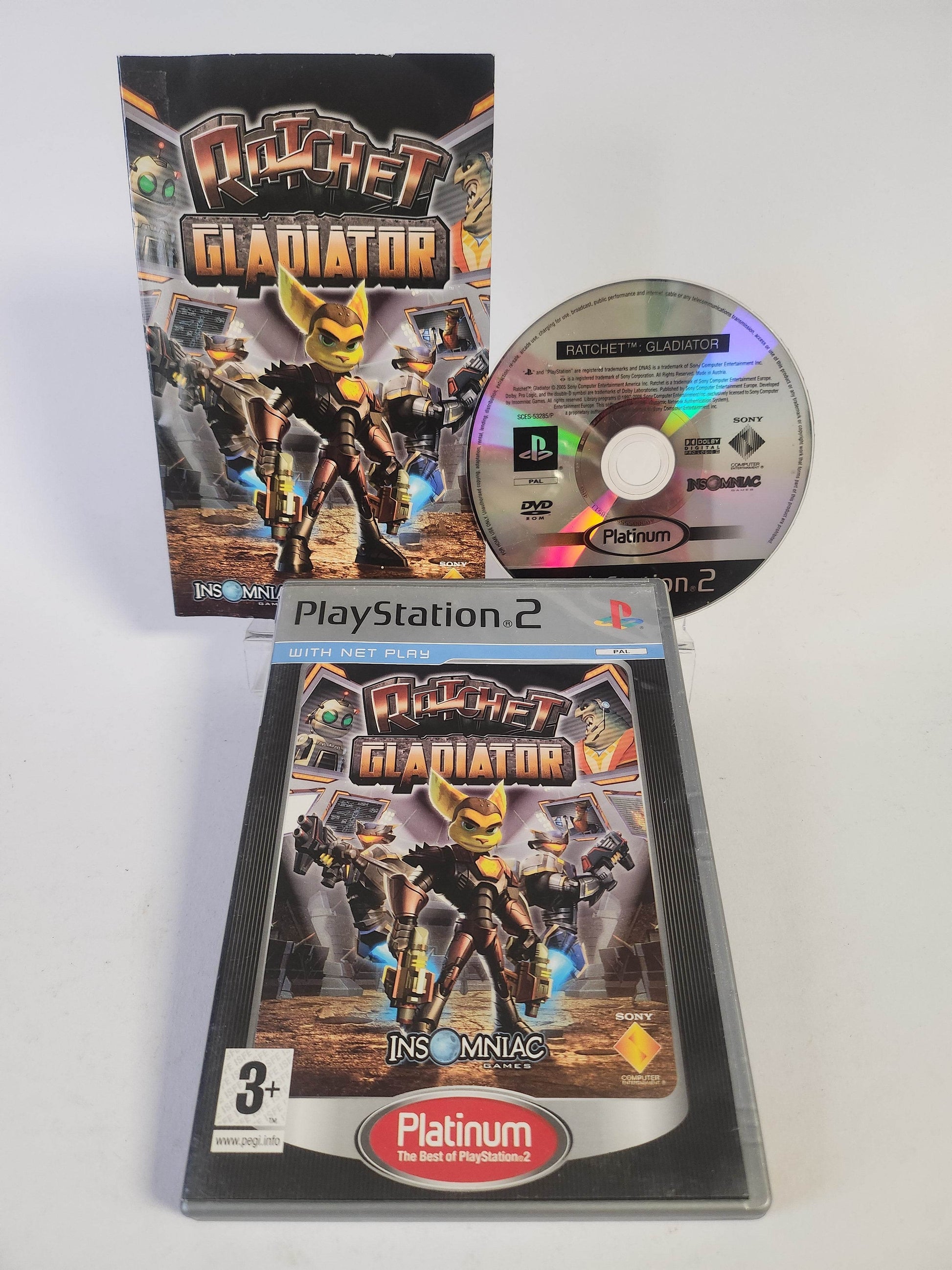 Ratchet Gladiator Platinum Playstation 2 - Feniks Gameshop