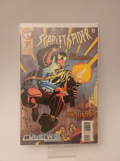 Scarlet Spider #2 Cyber War VF/NM (1995 Marvel Comics) geseald Marvel Comics