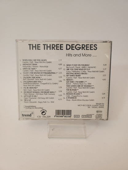 Three Degrees: Hits and More CD