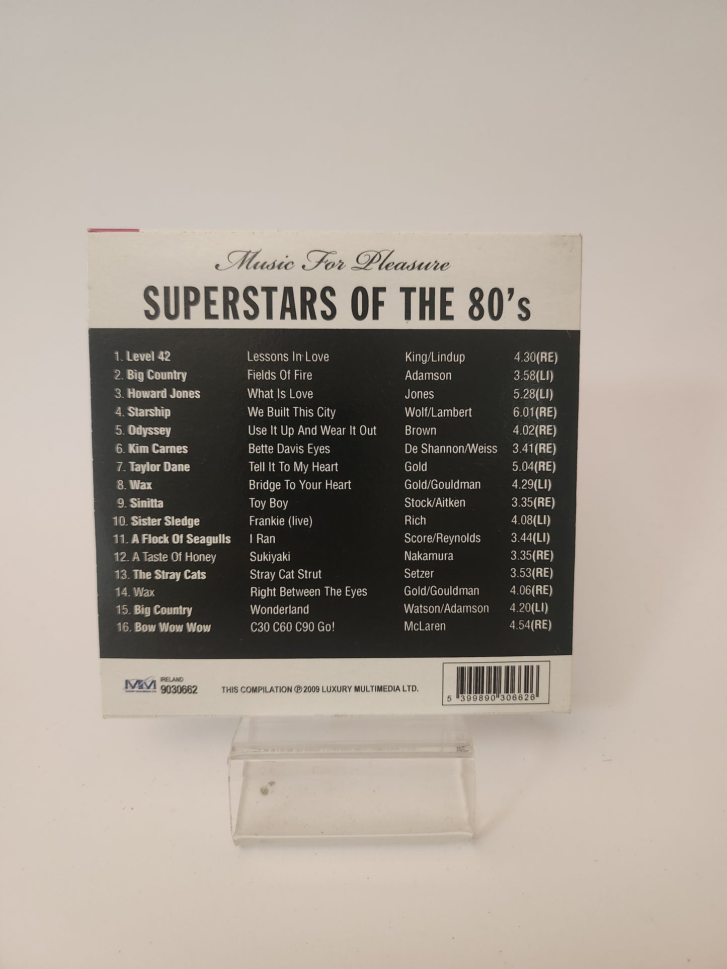 Superstars of the 80's CD