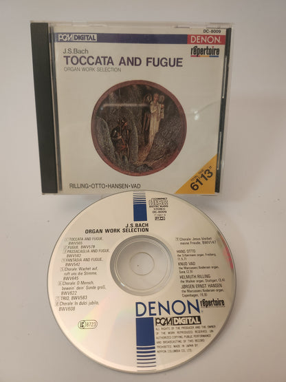 Bach: Toccata and Fugue CD