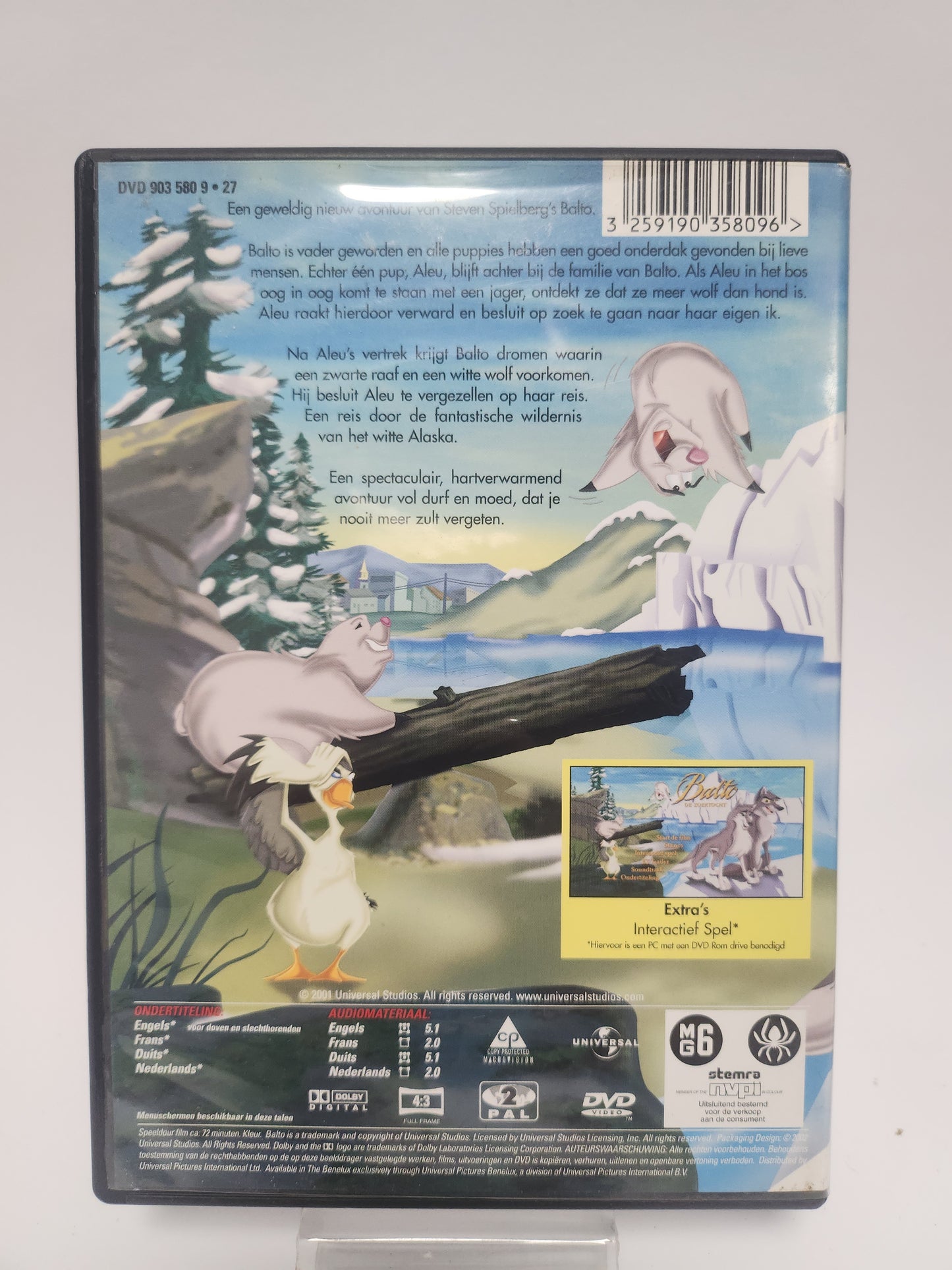 Balto de Zoektocht DVD Kids