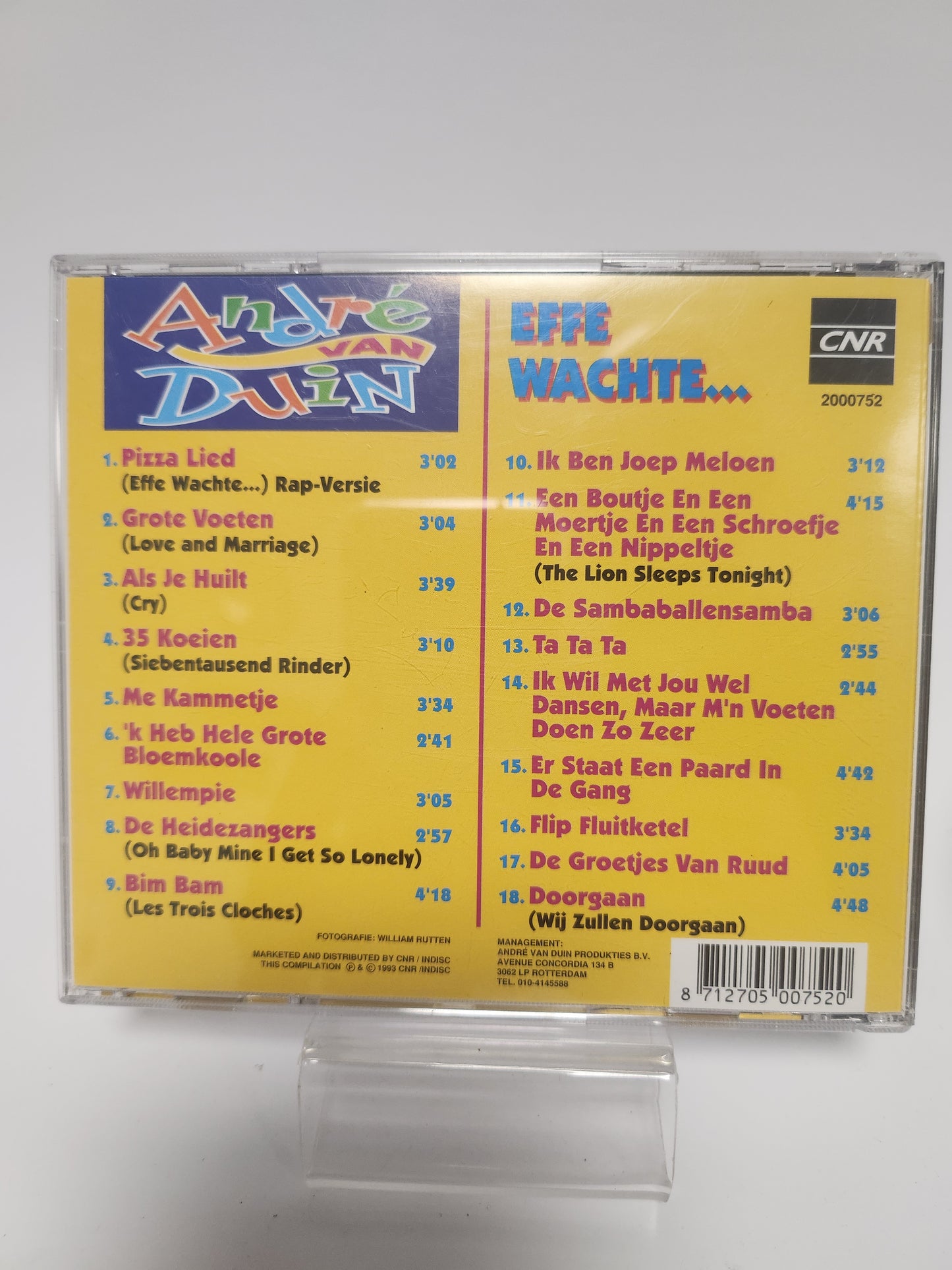 André van Duin: Effe Wachte.... CD