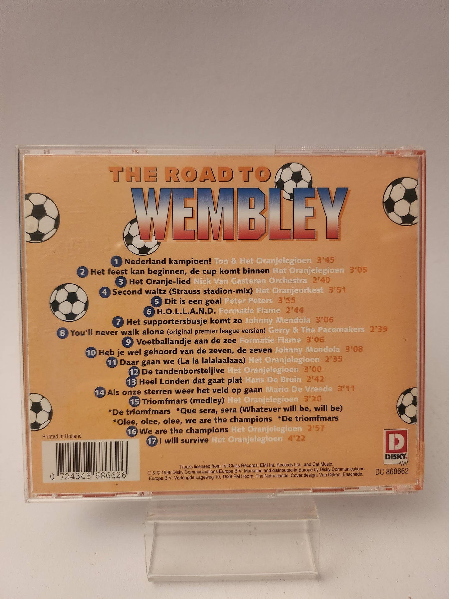 The Road to Wembley: EK Voetbal Hits CD