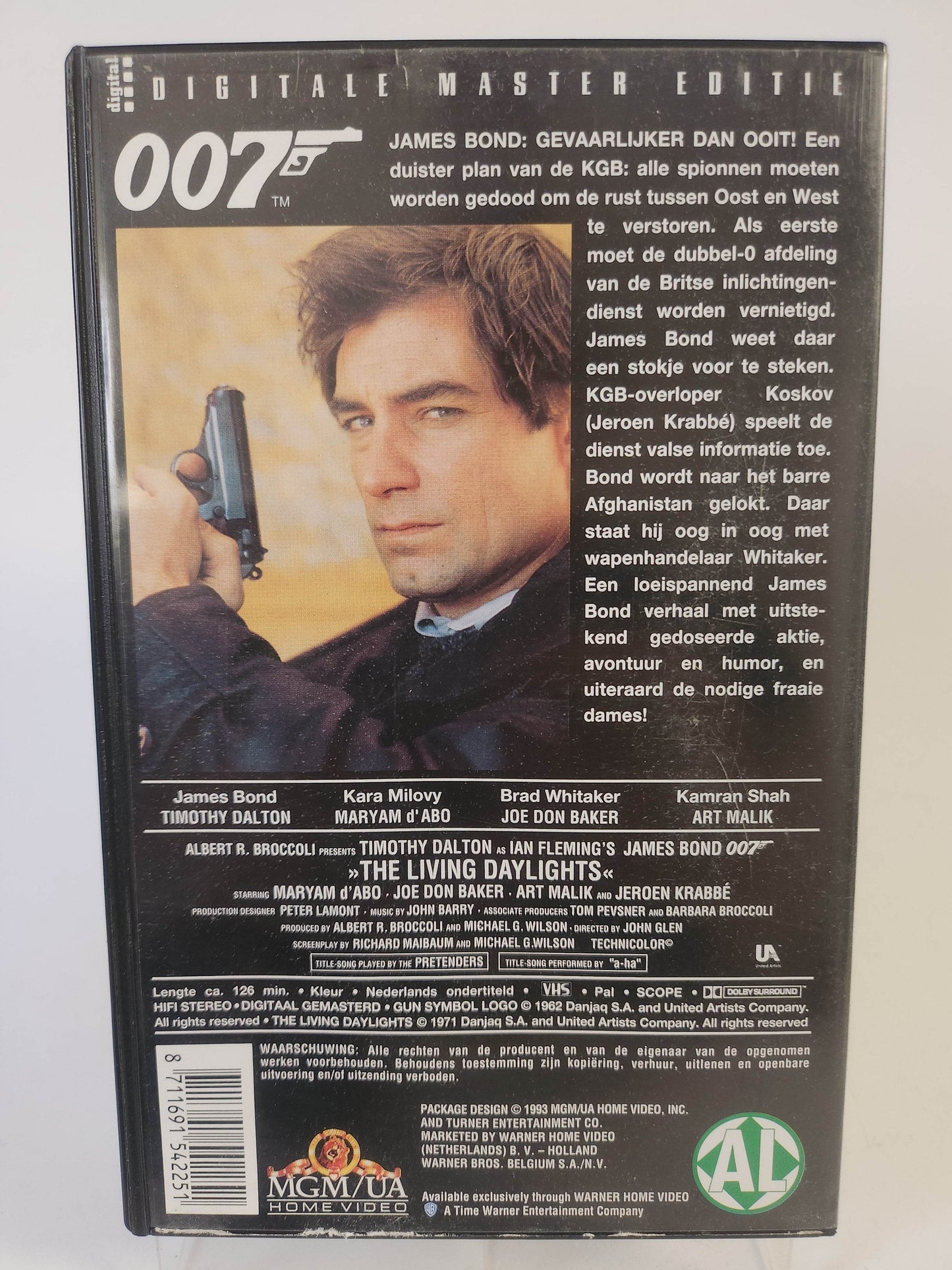 007 James Bond: the Living Daylights VHS - Feniks Gameshop