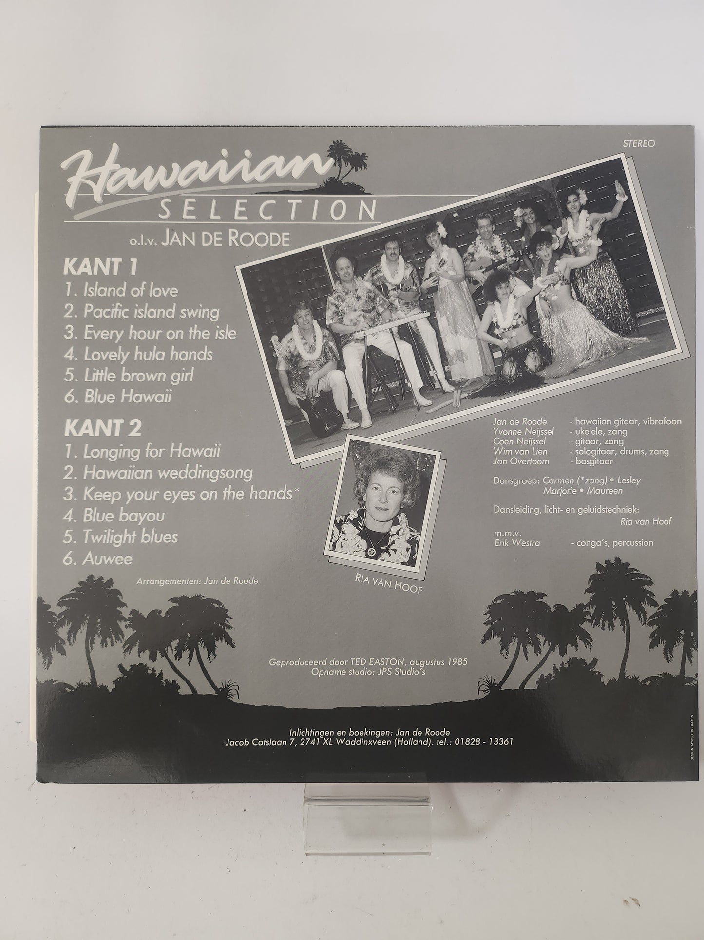 Hawaiian Selection: Jan de Roode LP Vinyl