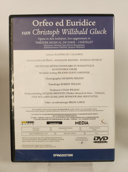 Opera Collectie 22: Willibald Gluck "Orfeo ed Euridice" DVD Muziek