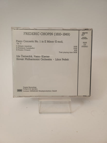 Frédéric Chopin: Piano Concertos No 1 CD