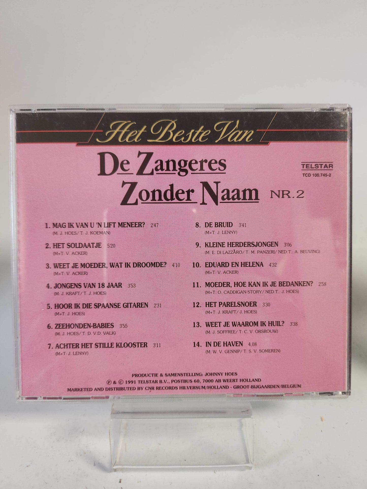Zangeres zonder Naam: het Beste van Nr 2 CD - Feniks Gameshop
