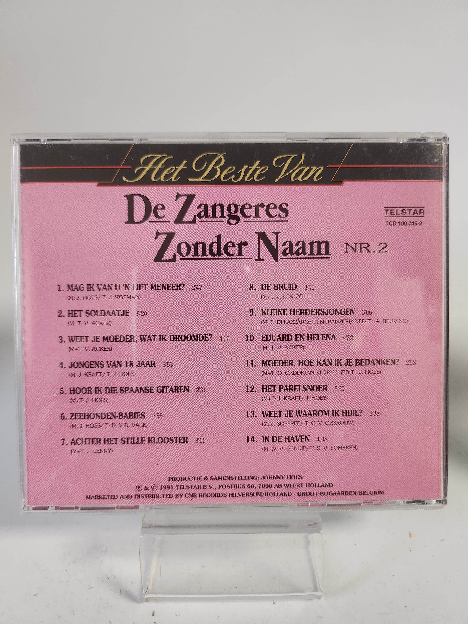 Zangeres zonder Naam: het Beste van Nr 2 CD - Feniks Gameshop
